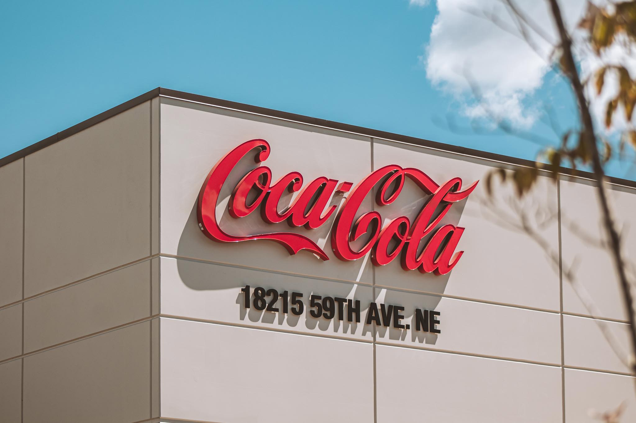 Swire Coca-Cola building sign